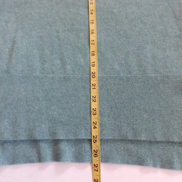 Nanette Lepore 2-ply cashmere sweater. Heathered Green size L - Picture 6 of 7